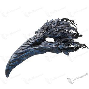 Blue Plague Dr Bird Feather Cosplay Party Mask